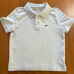 Vineyard vines Boys' Edgartown Pique Polo Short sleeve. Color- baby blue size 5.